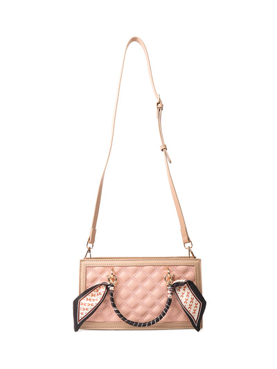 high street quilted handbag#color_pink