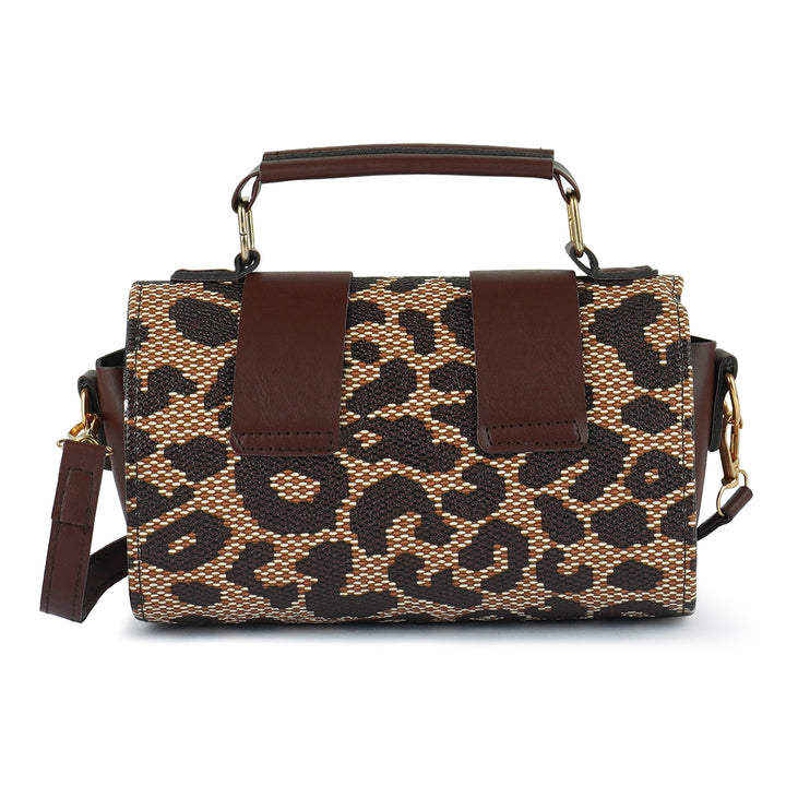 printed sling bag#color_tan