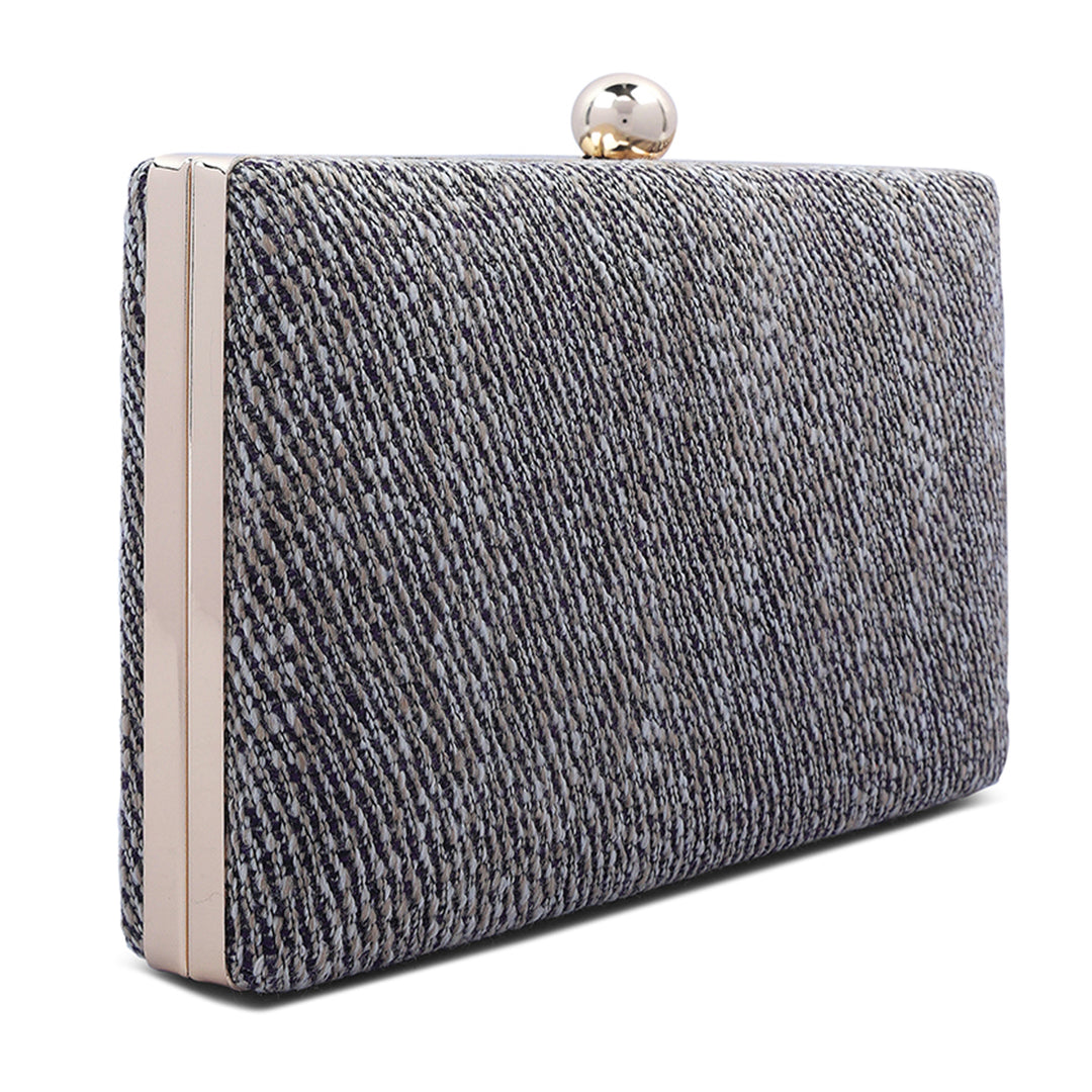 creative weave clutch bag#color_grey