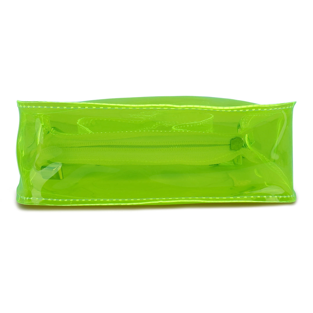 jelly baguette bag#color_green