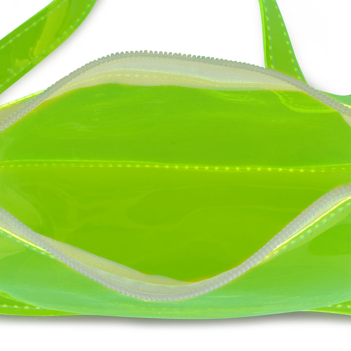 jelly baguette bag#color_green