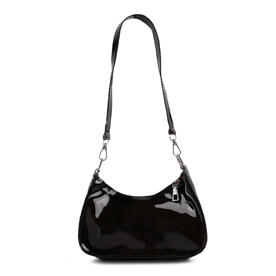 jelly baguette bag#color_black