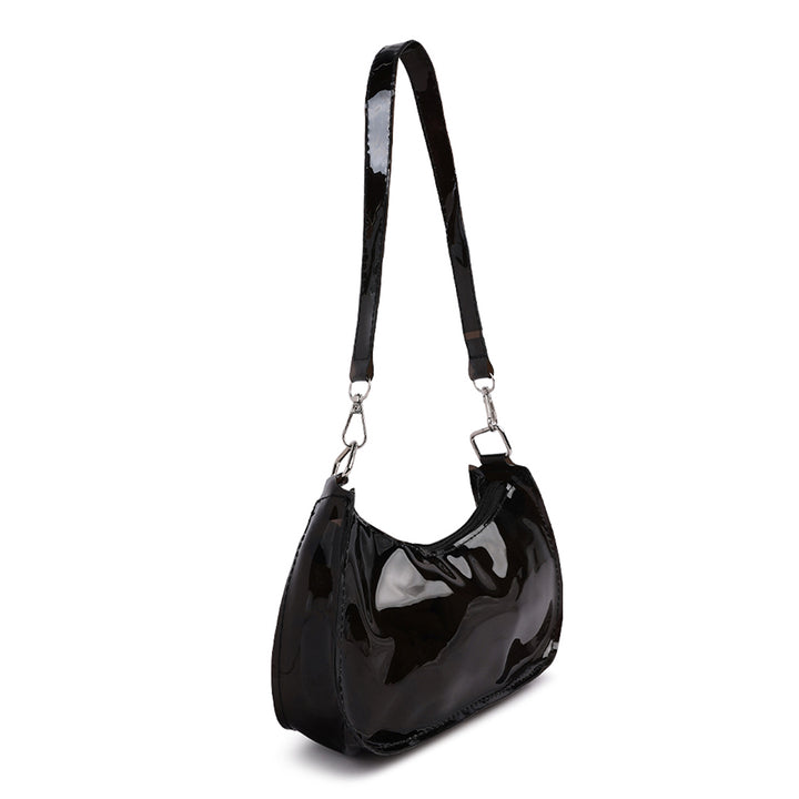 jelly baguette bag#color_black