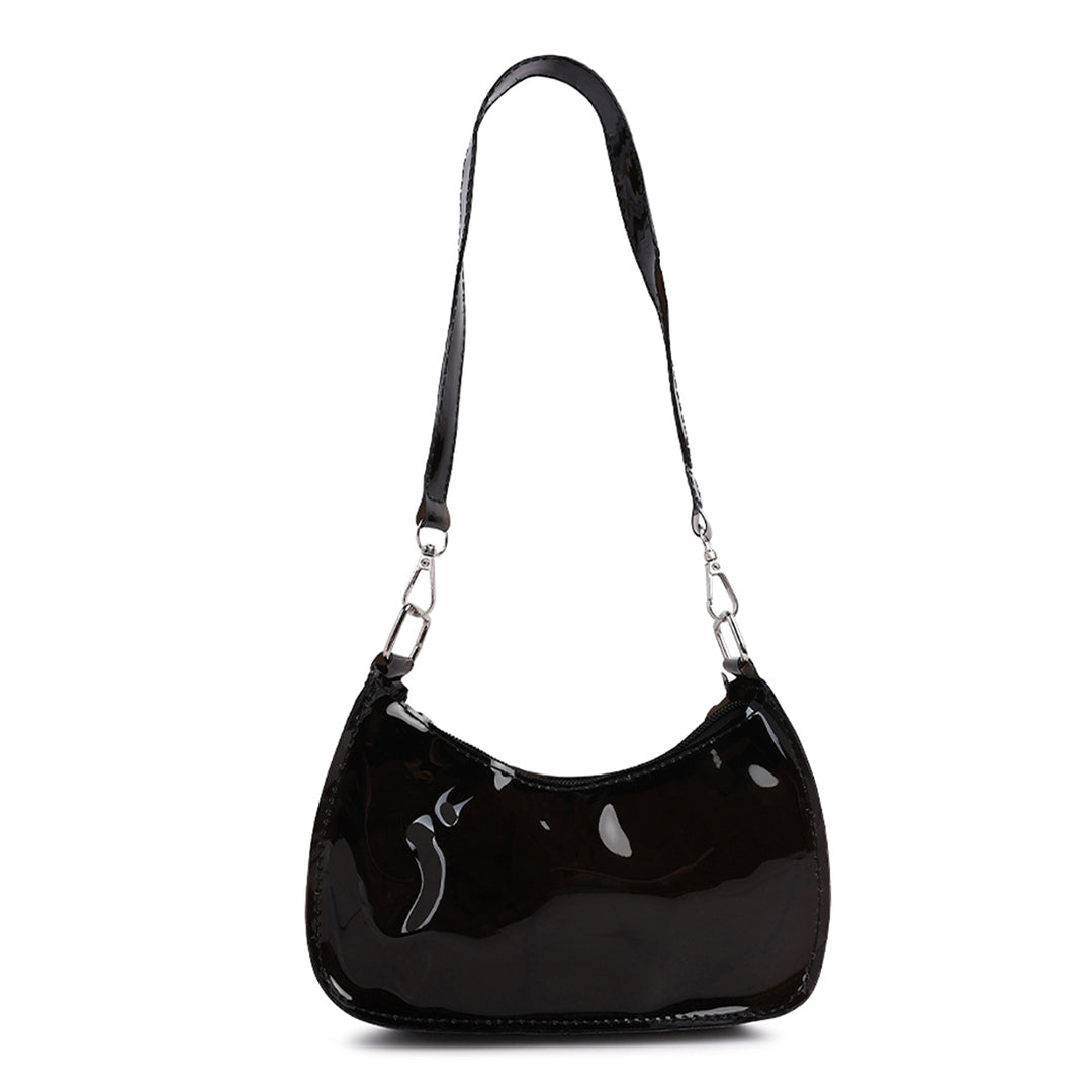 jelly baguette bag#color_black