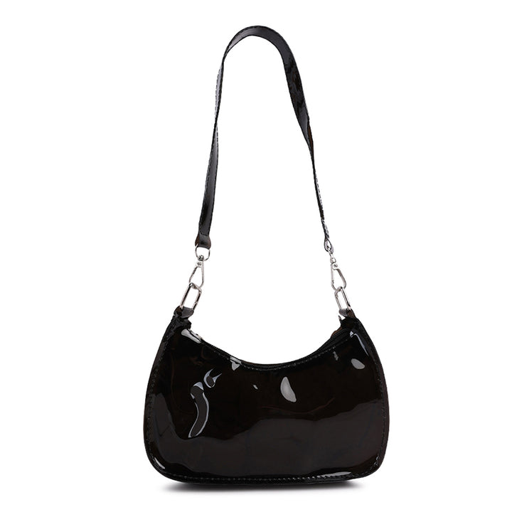 jelly baguette bag#color_black