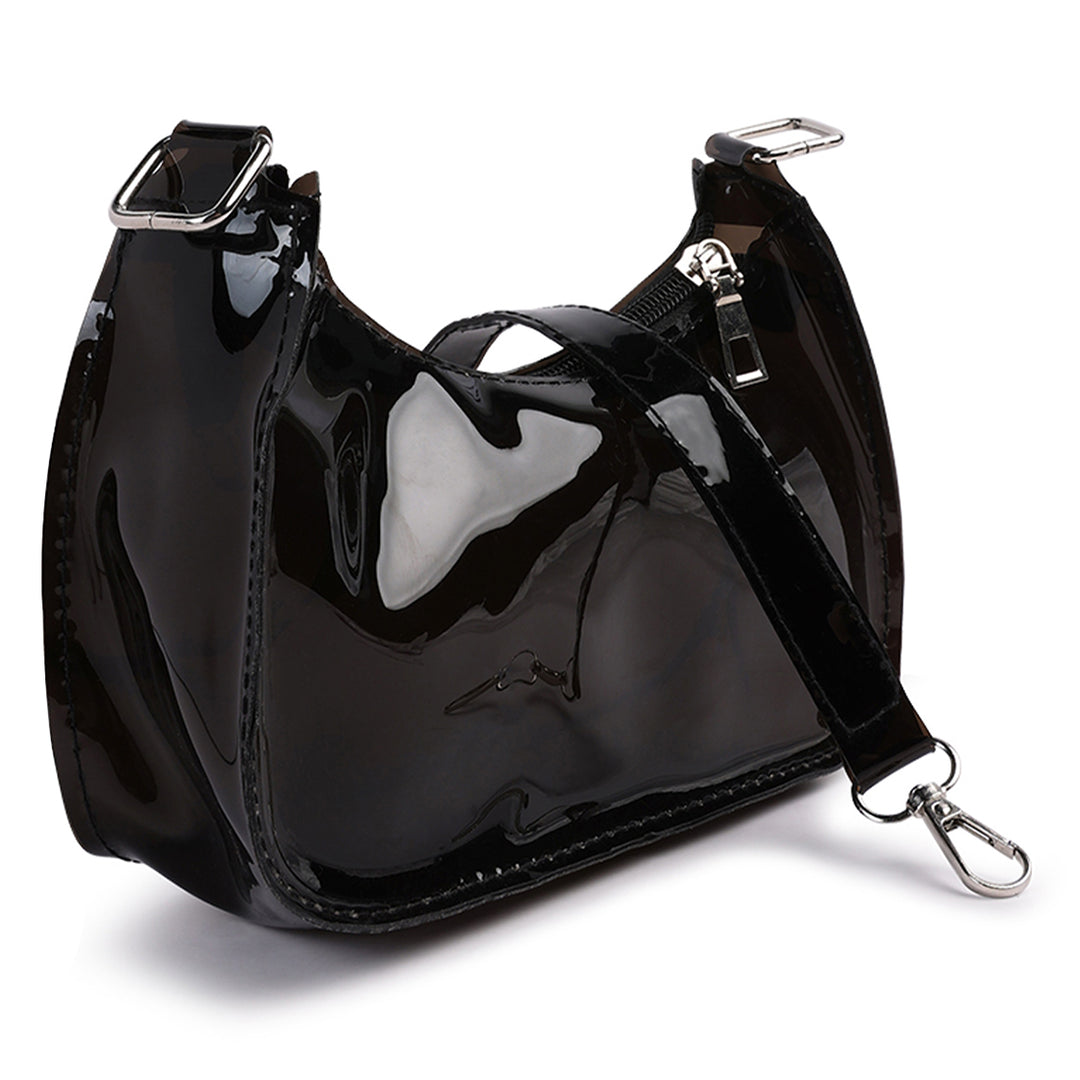 jelly baguette bag#color_black