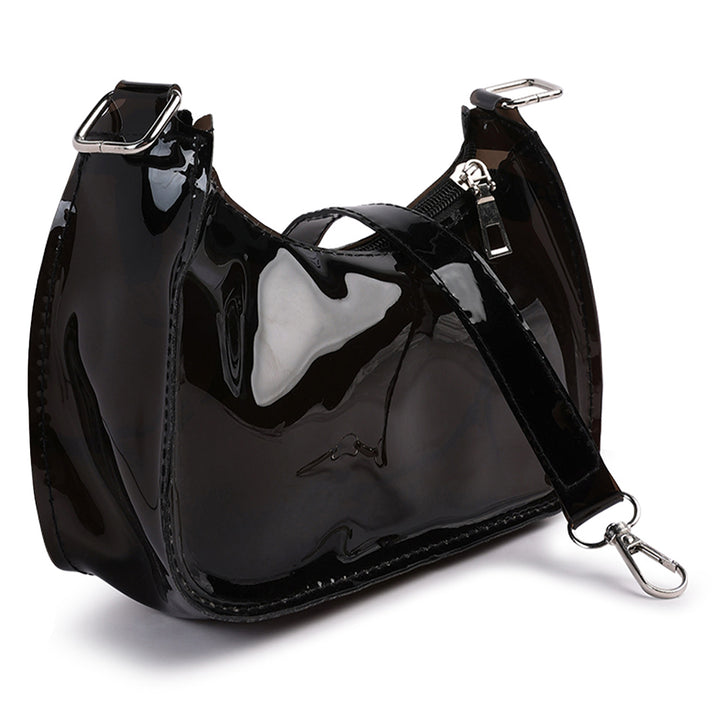 jelly baguette bag#color_black