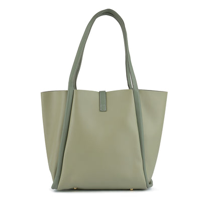 dual tone tote bag#color_green