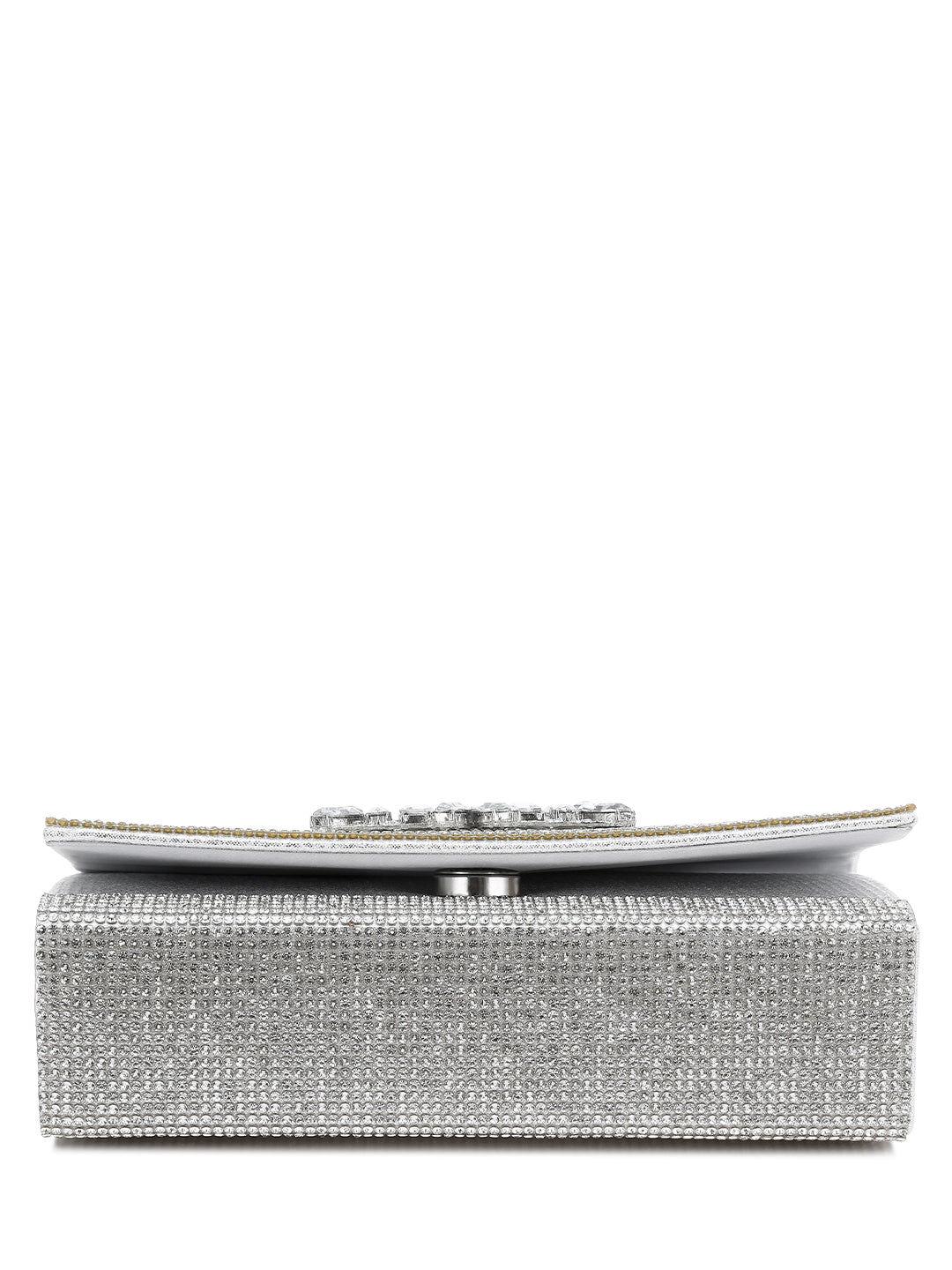 Mini Top Handle Rhinestone Bag