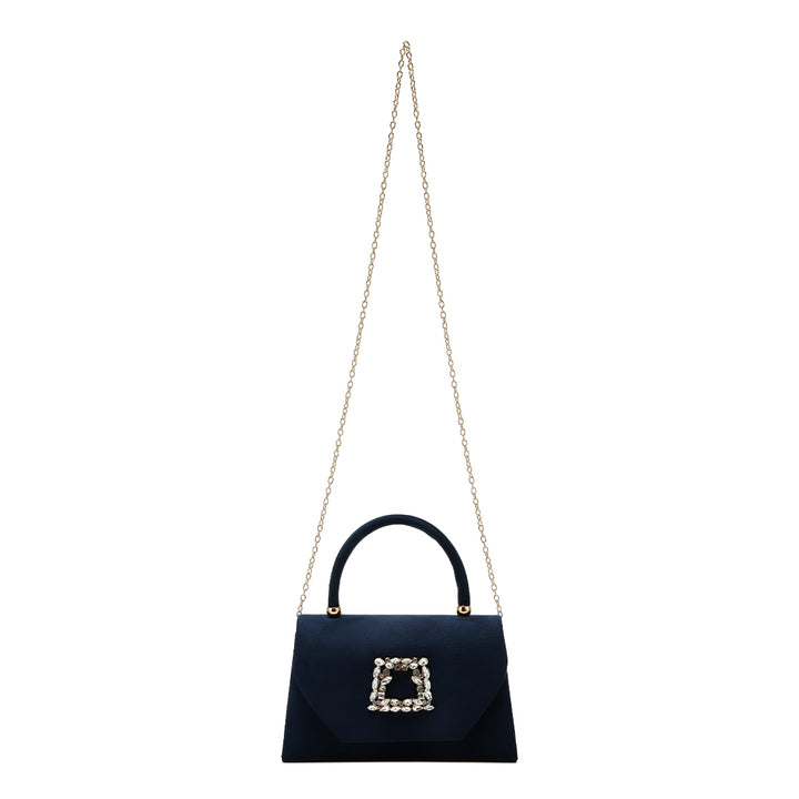 mini top handle brooch bag#color_navy