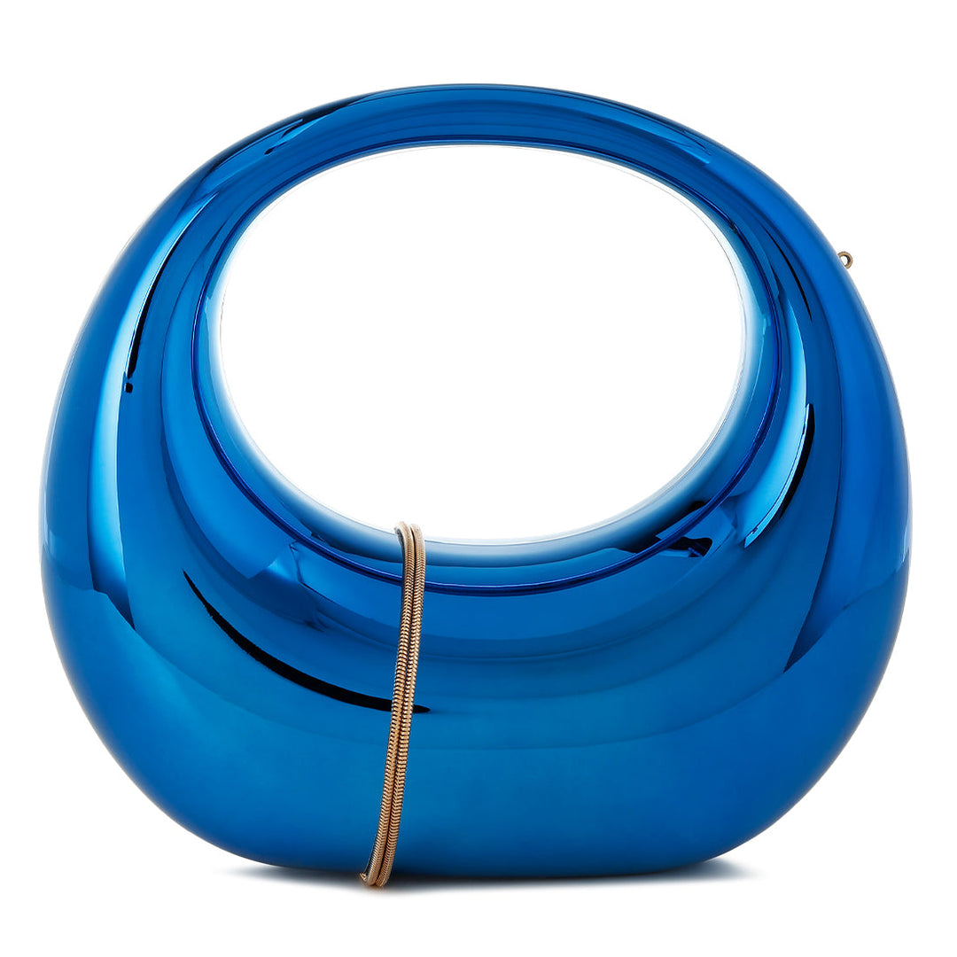 Acrylic Metallic Clutch Bag