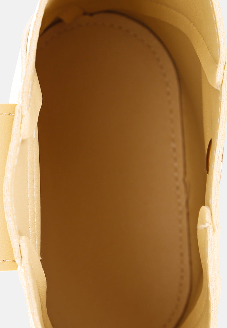 Flap Closure Sling Bag