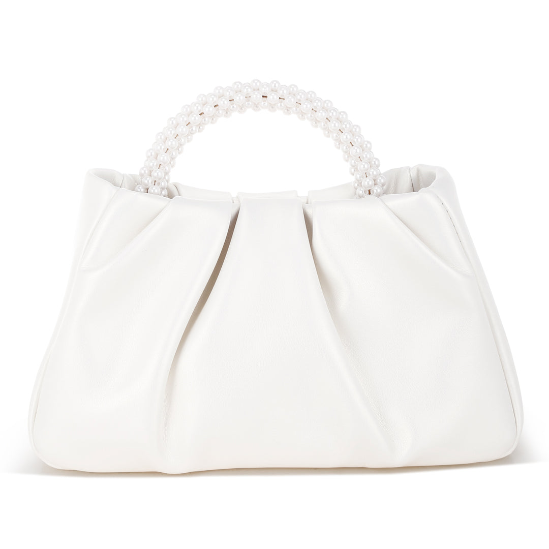 pearl strap crossbody bag#color_white