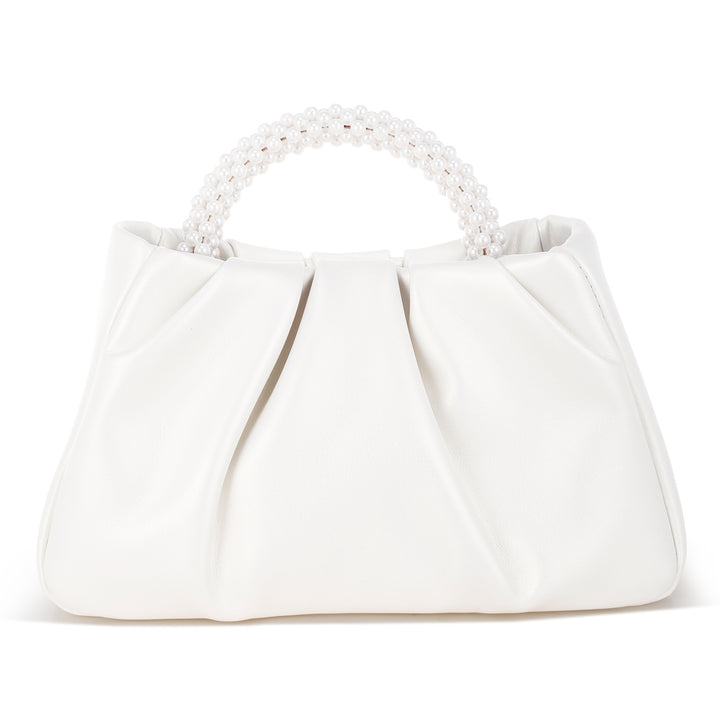 pearl strap crossbody bag#color_white