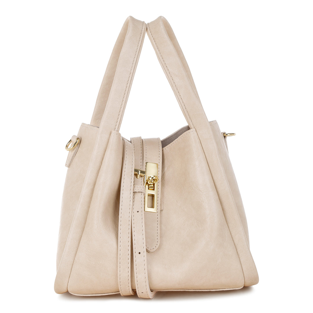 handbag with matching pouch#color_beige

