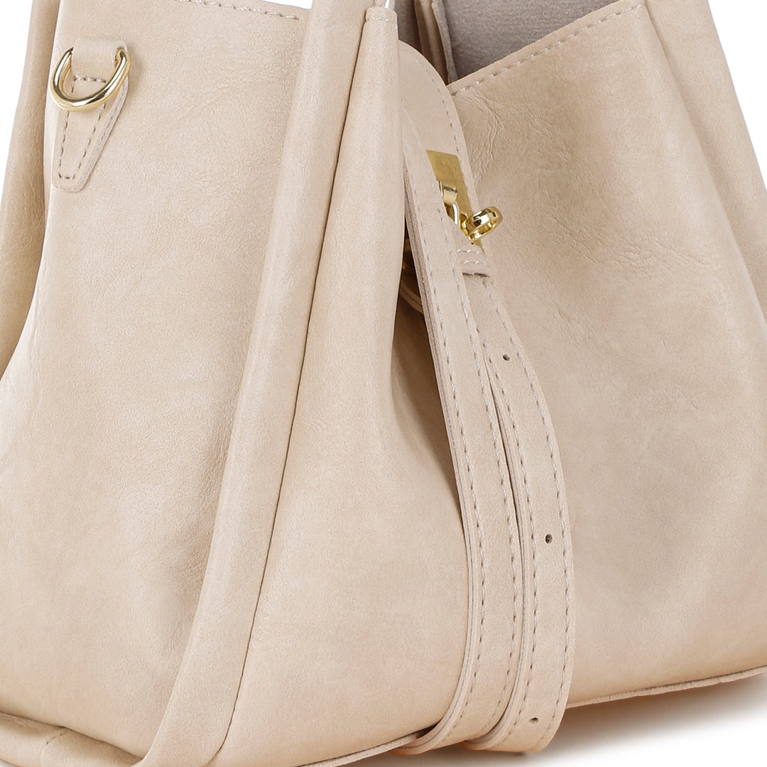 handbag with matching pouch#color_beige
