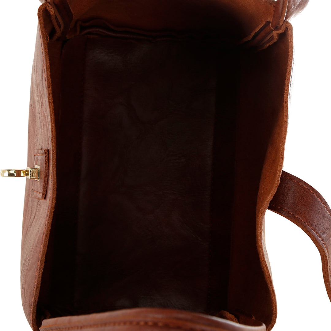 handbag with matching pouch#color_brown

