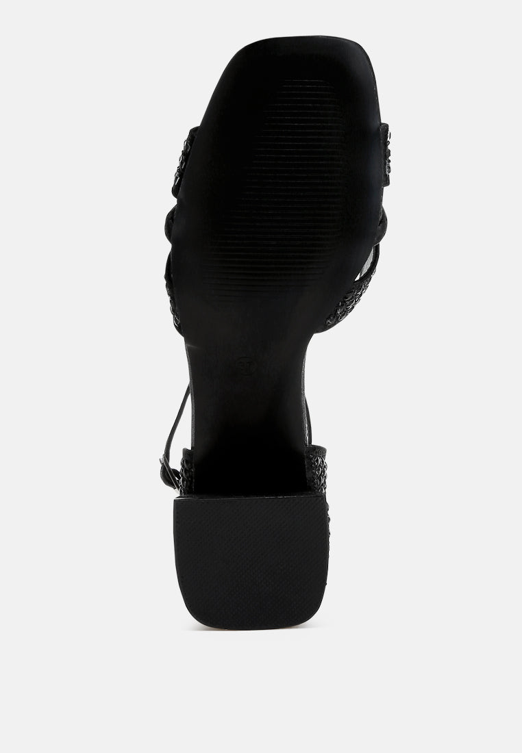 low block heel rhinestone sandals#colour_black