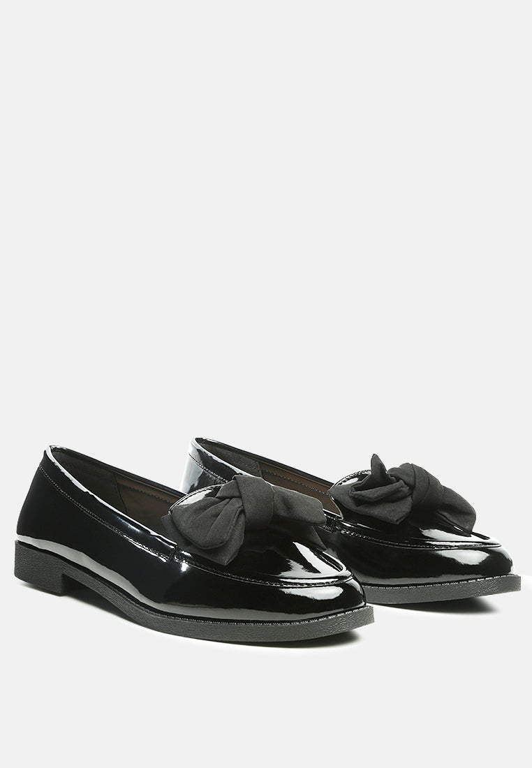 bowberry bow-tie patent loafers#color_black