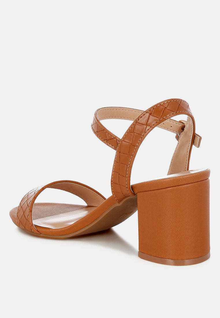 block heeled slip on sandals by mode#color_tan