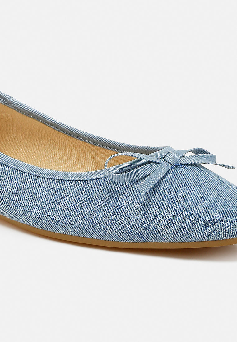 Women Bow Detail Ballerinas
