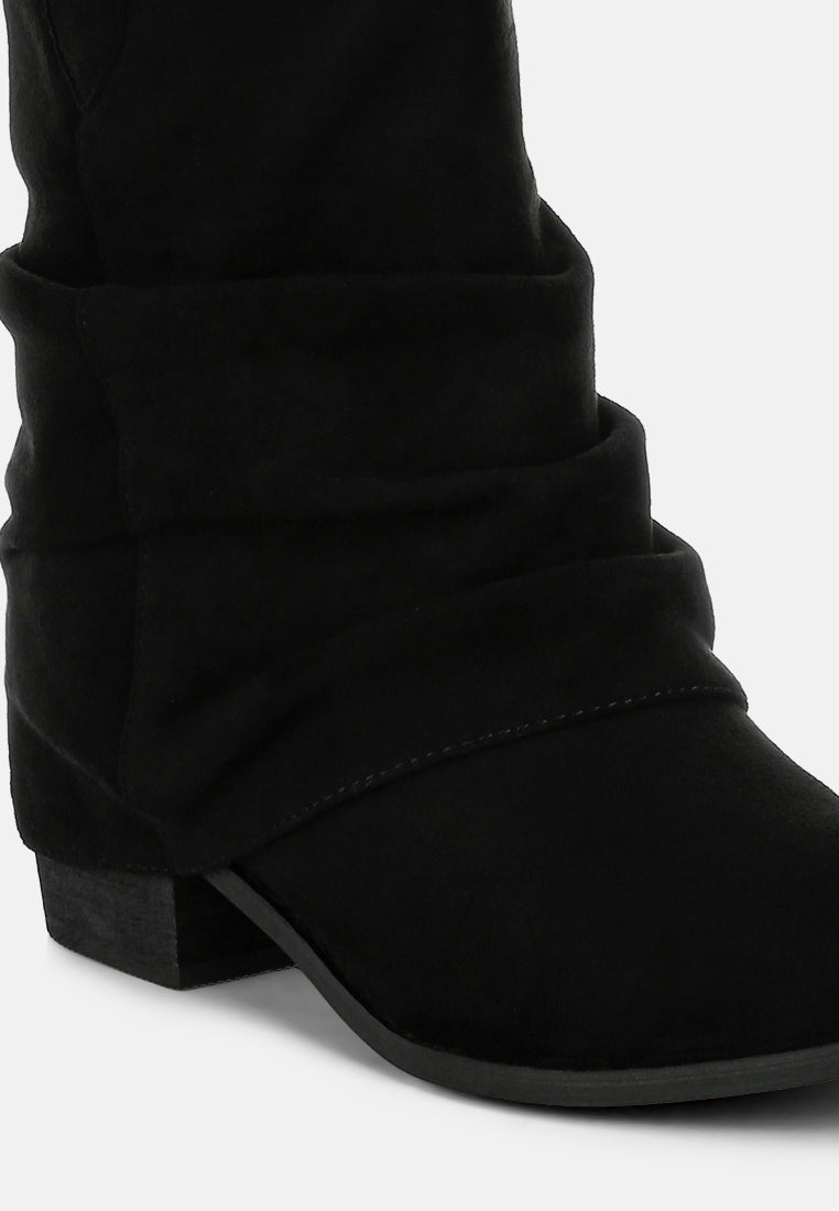 women slouchy calf boots#color_black