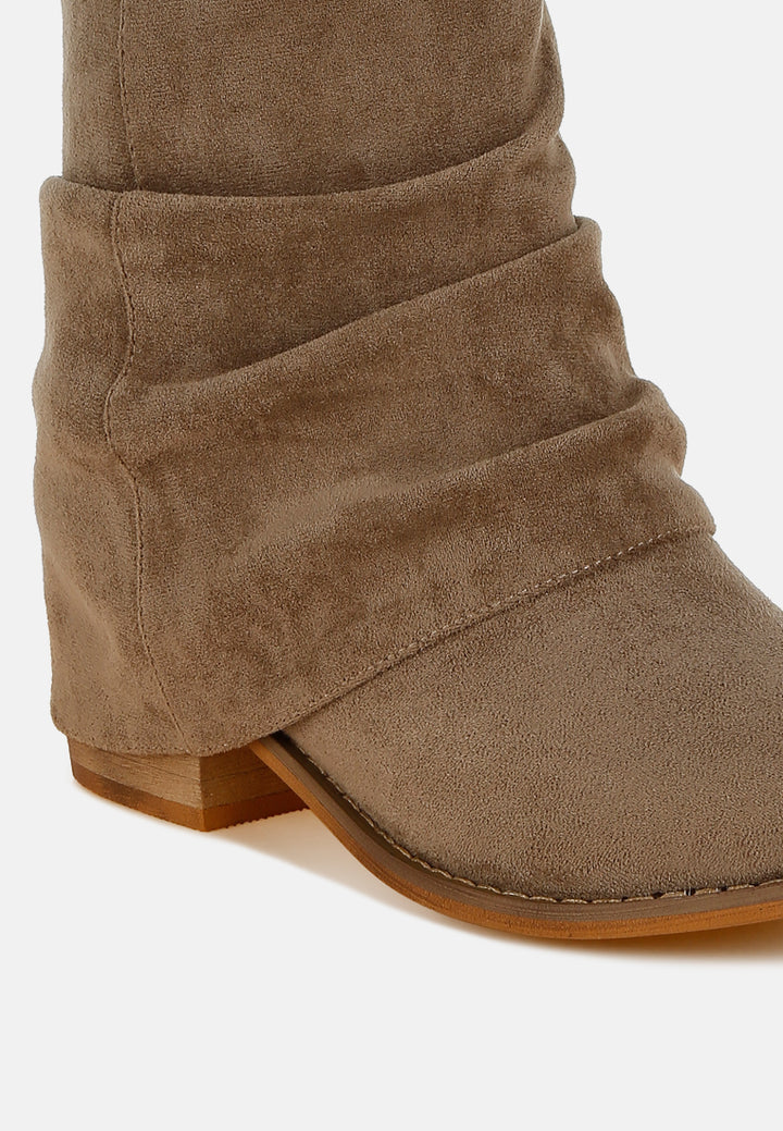 women slouchy calf boots#color_tan