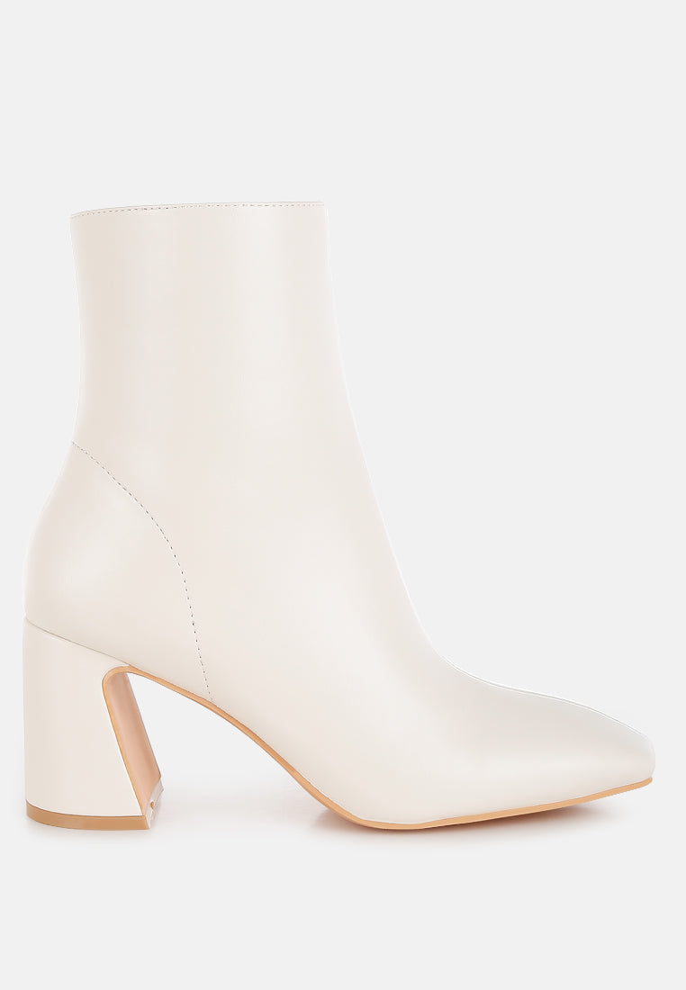 women square toe ankle boots#color_off-white