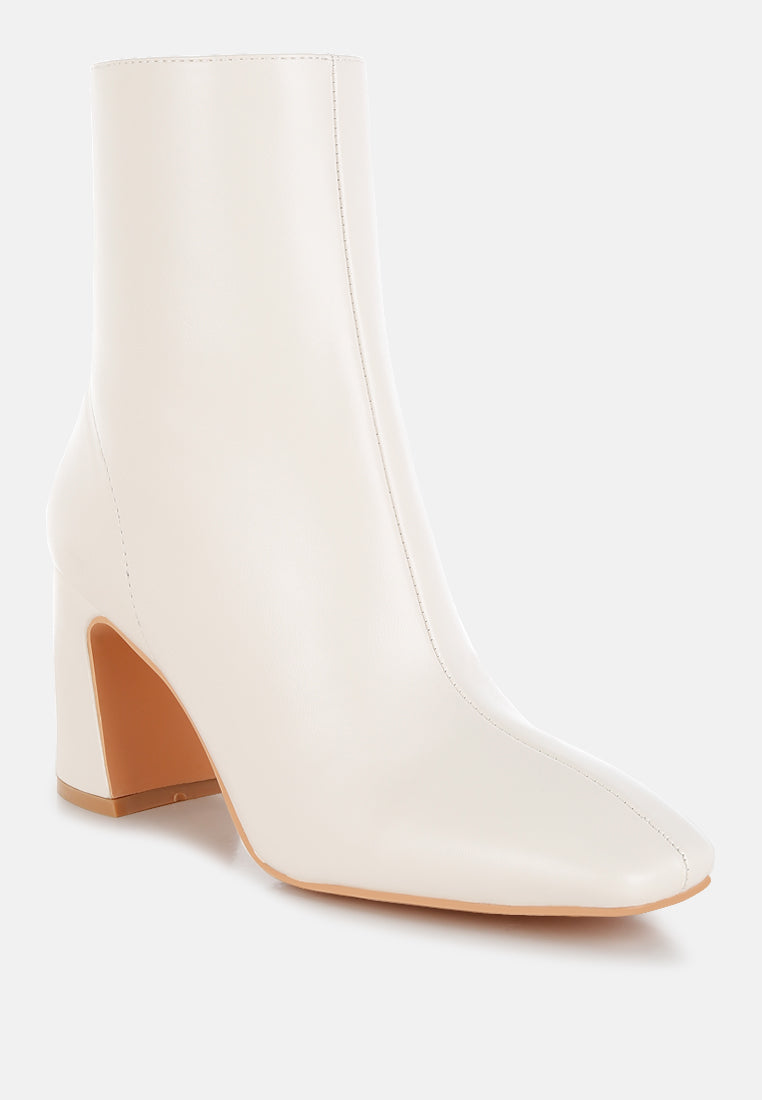 women square toe ankle boots#color_off-white