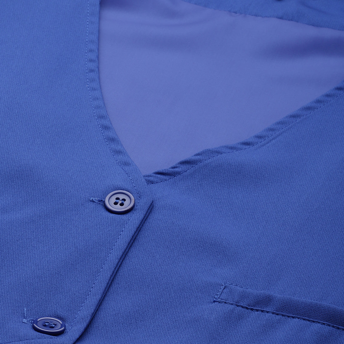 solid button down vest#color_blue