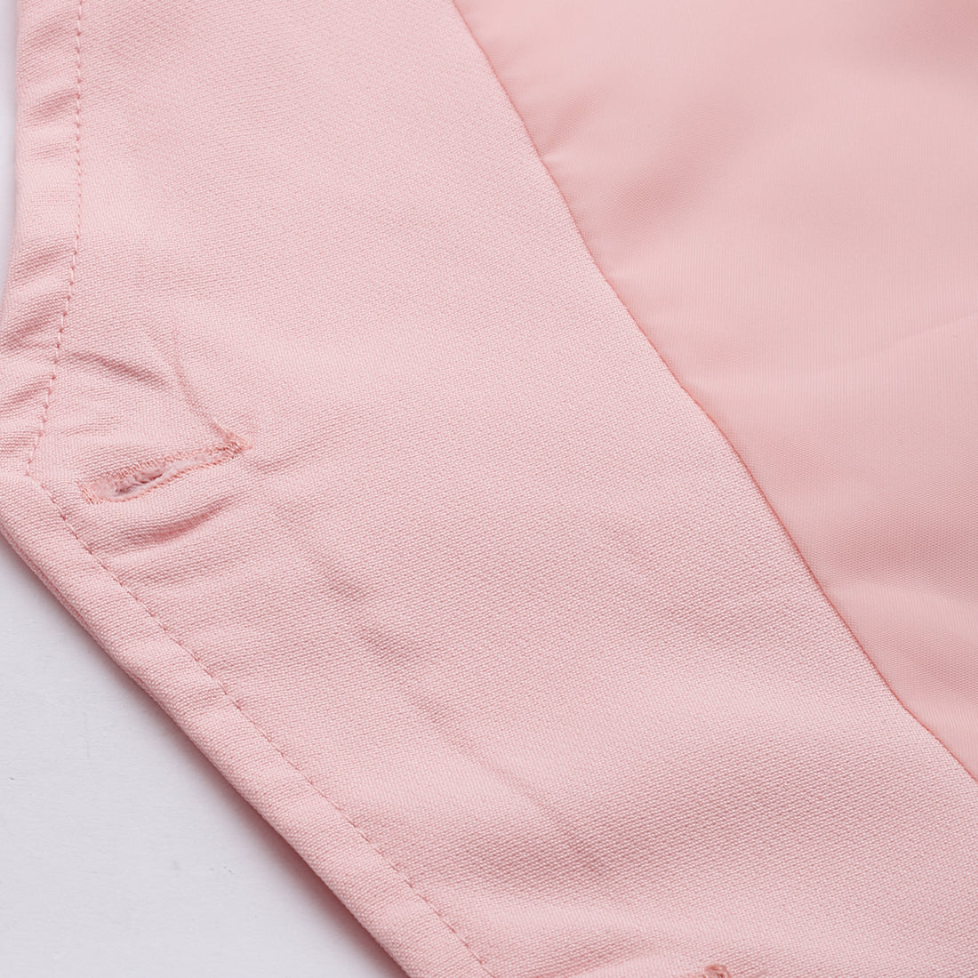 solid button down vest#color_pink