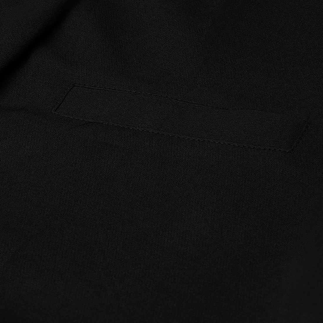 short sleeved cropped blazer jacket#color_black