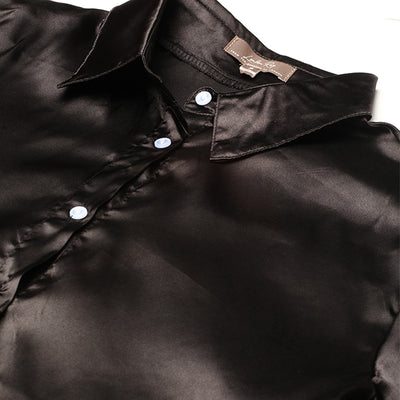 long sleeve satin shirt#color_black