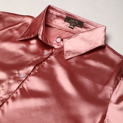 long sleeve satin shirt#color_blush