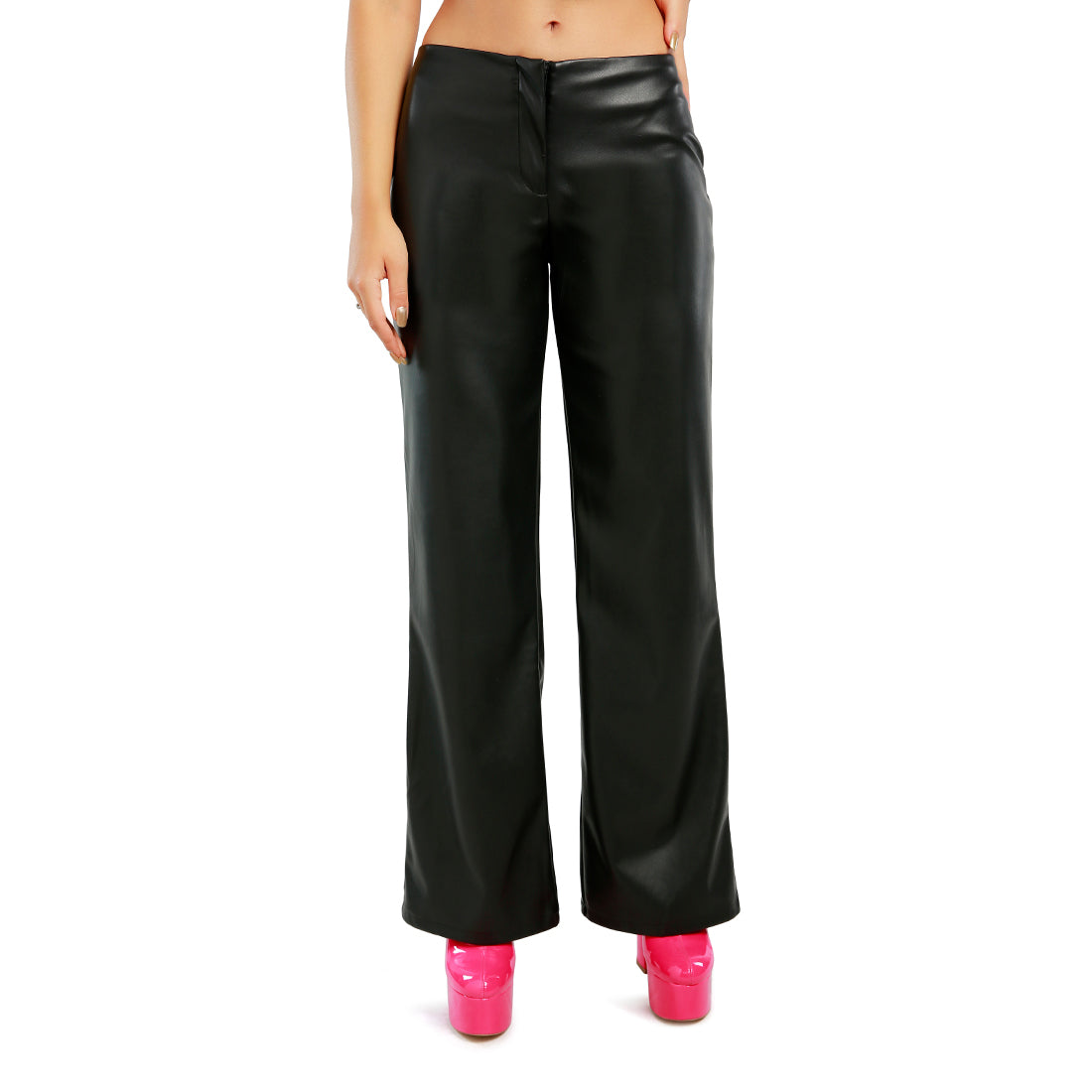 flared trousers#color_black