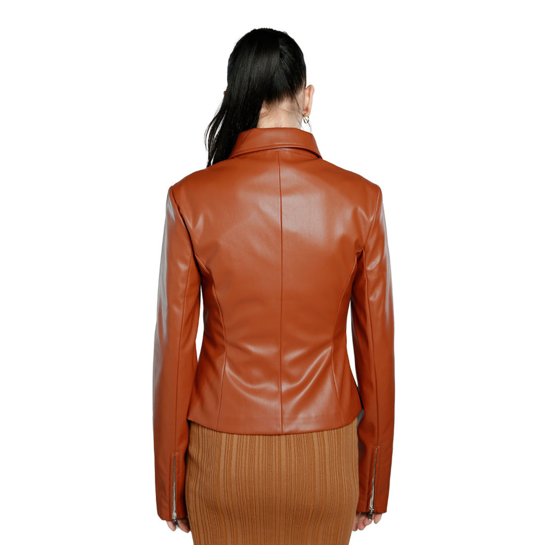 collared jacket#color_tan