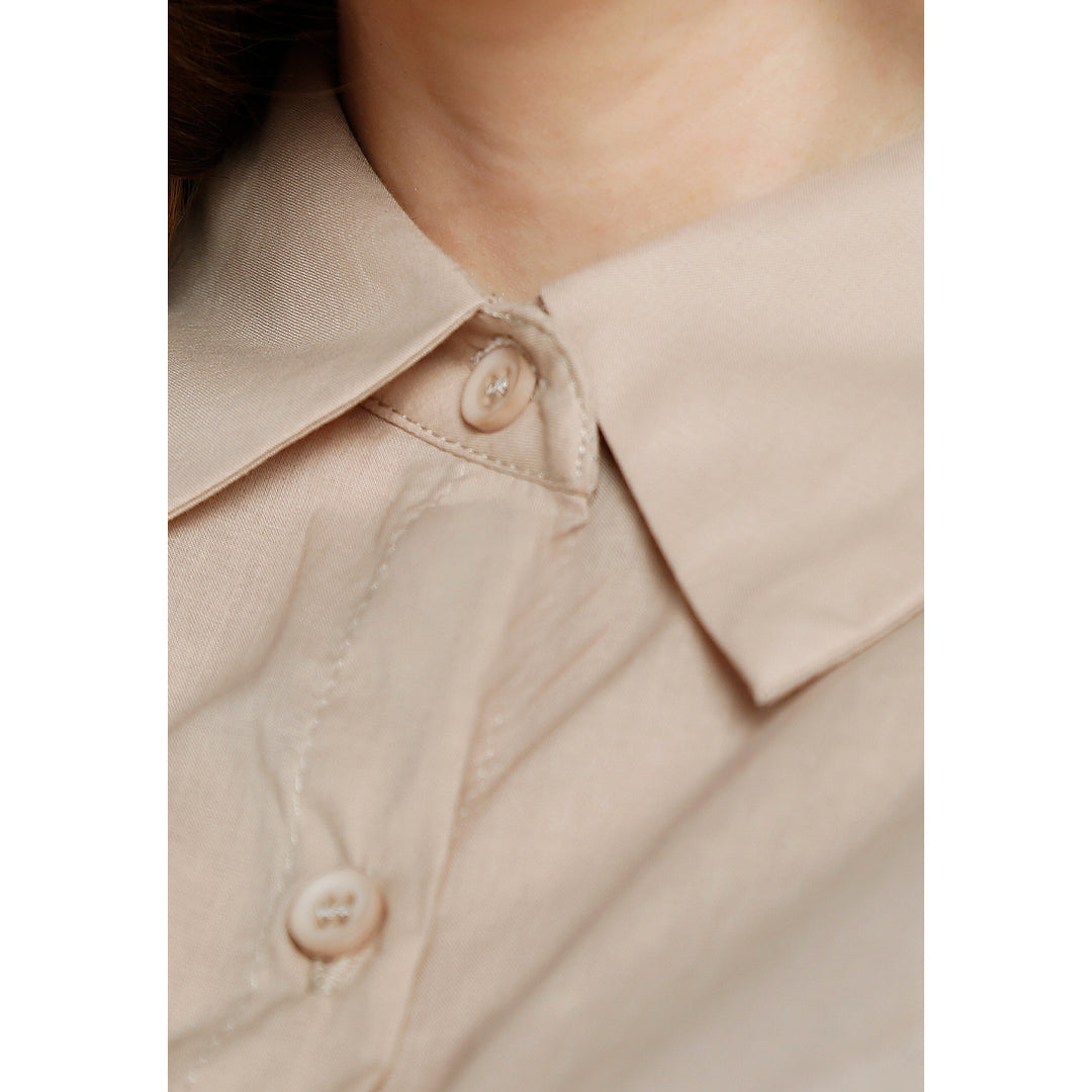 relaxed fit shirt dress#color_khaki