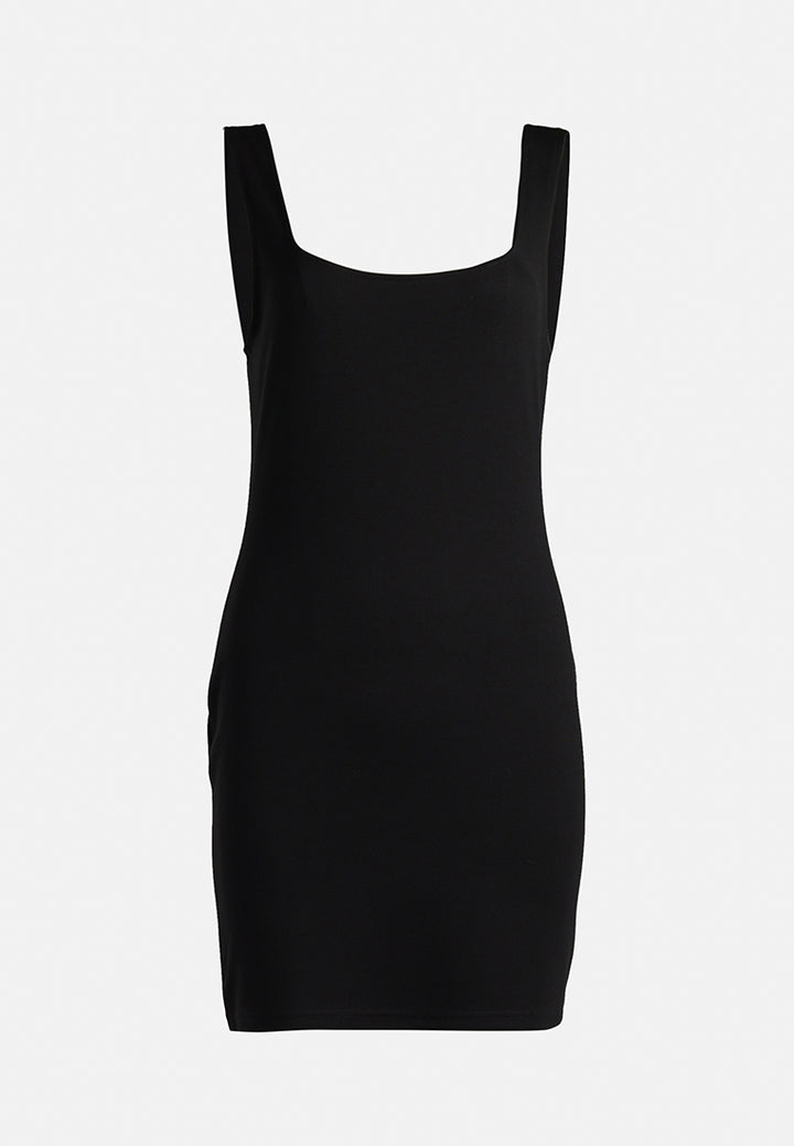 slim fit mini dress by ruw#color_black