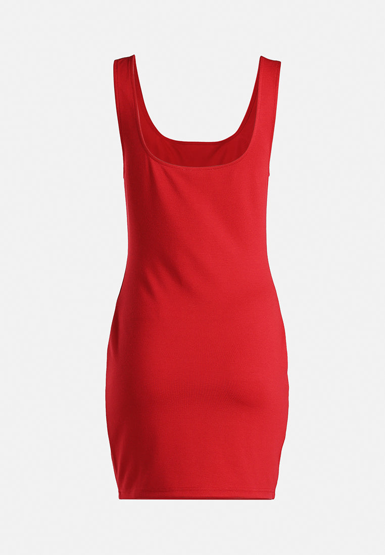 slim fit mini dress by ruw#color_burgundy