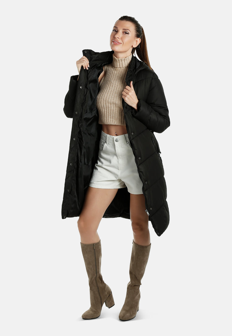 Women Faux Fur Hooded Jacket