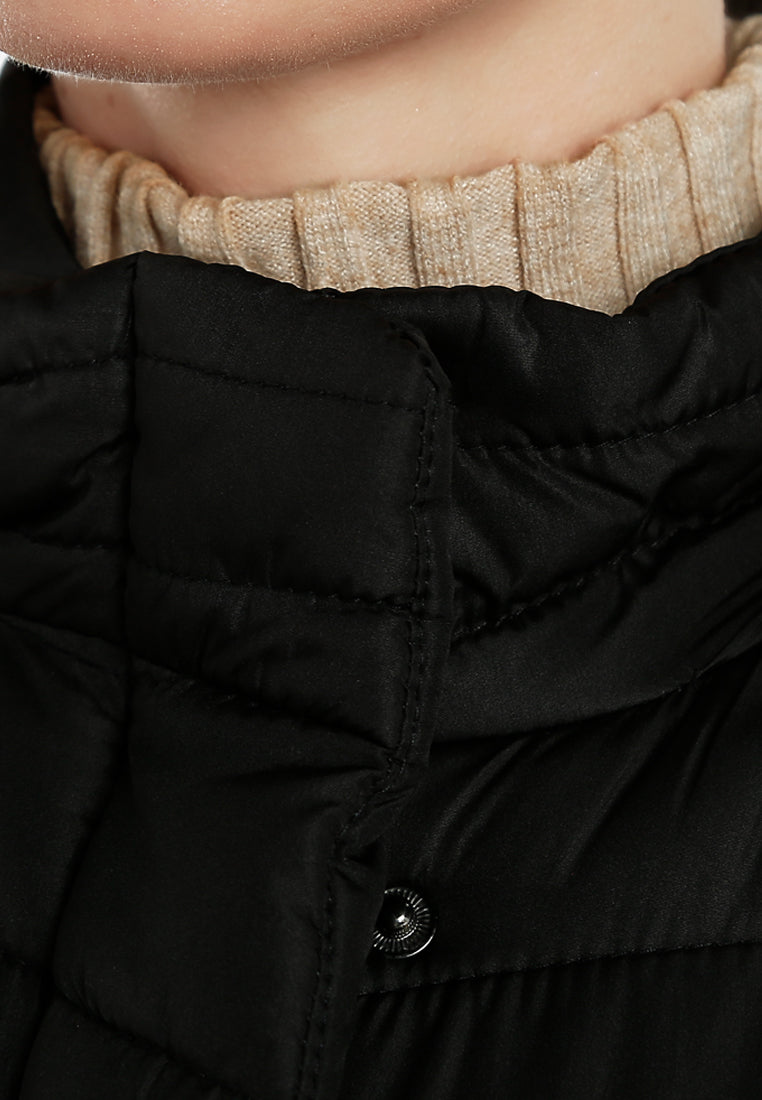 Women Faux Fur Hooded Jacket