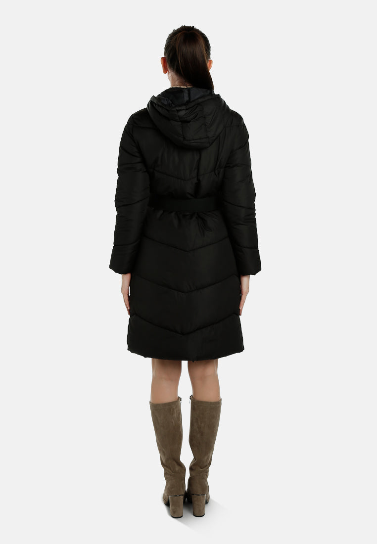 Women Faux Fur Hooded Jacket