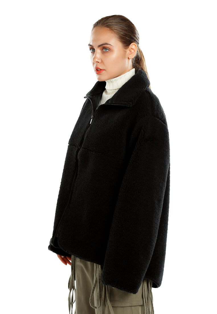 Fleece Collar Jacket