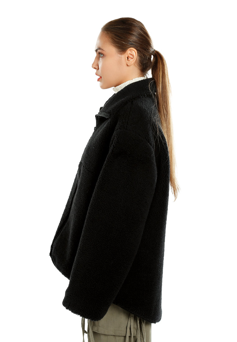 Fleece Collar Jacket