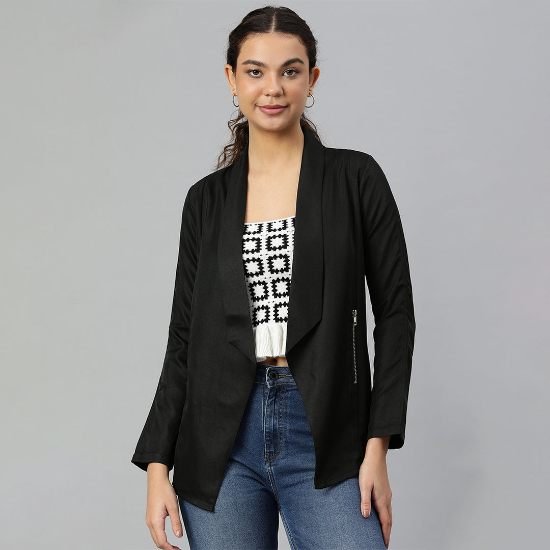 Black Semi Casual Blazer