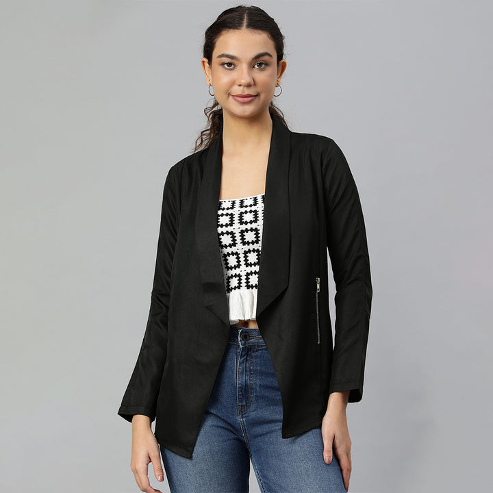 Black Semi Casual Blazer