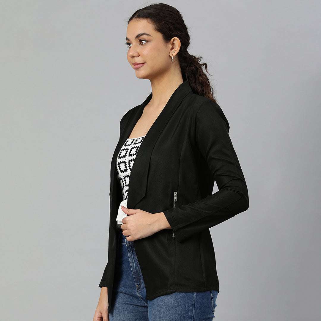 Black Semi Casual Blazer