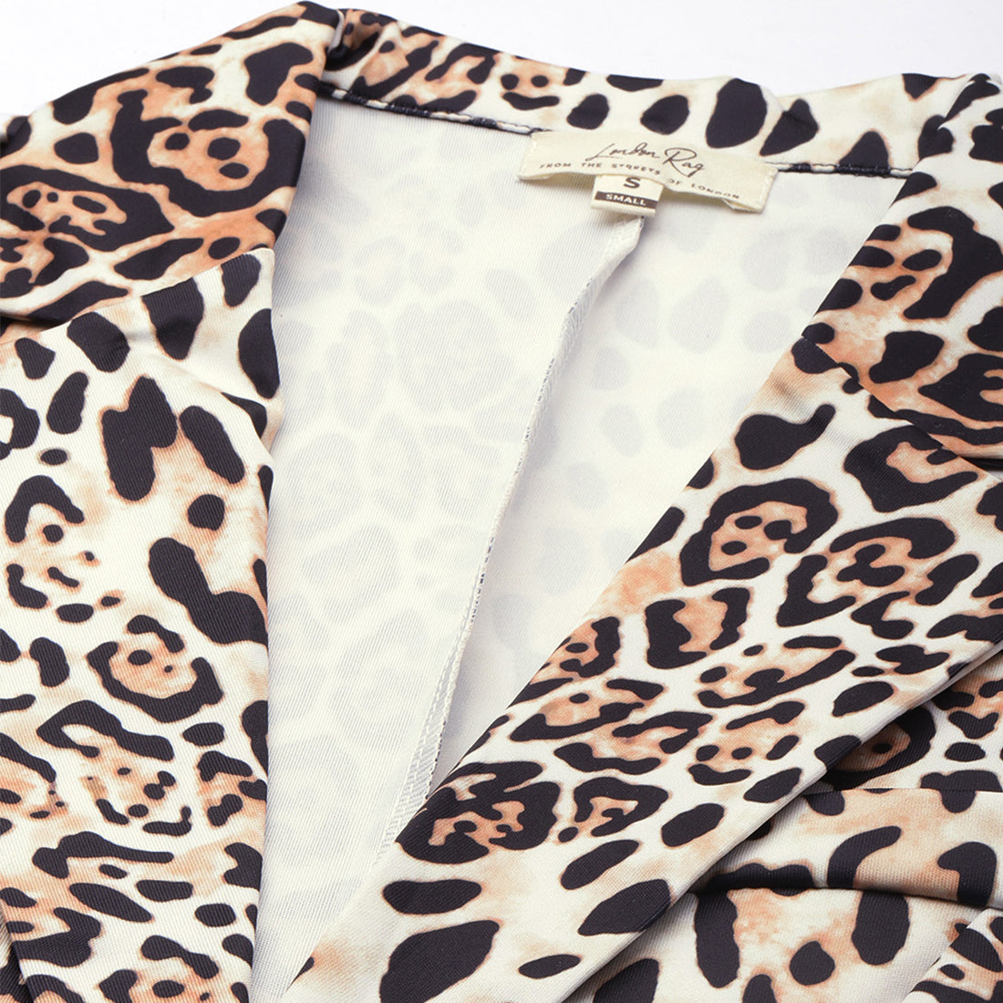 Multicolor Leopard Print Casual Blazer