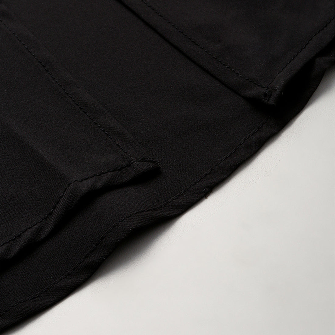 bow detail slit long skirt#color_black