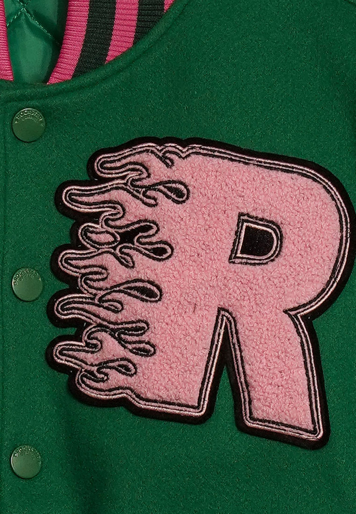 women green white puffer jacket#color_multicolor